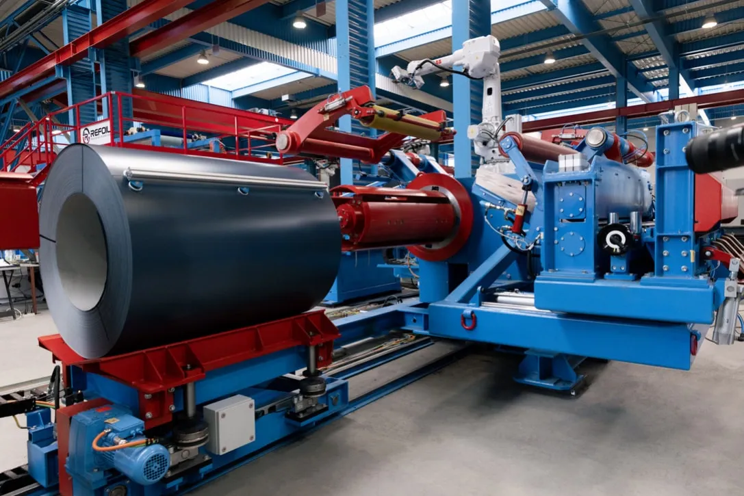 Steel coil changeover with the Coilswift system