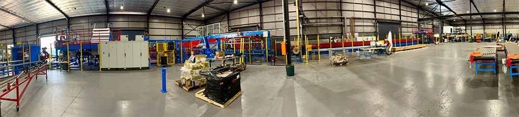 The Tractive fully automated, unmanned roller door manufacturing line